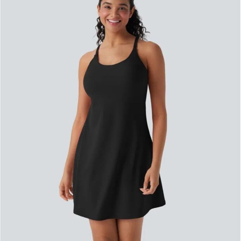 Halara SoftlyZero Plush Active Dress Easy Peezy Ed sz Small NWT